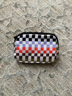 Gogo Multicolored Checkered Fanny Pack small size